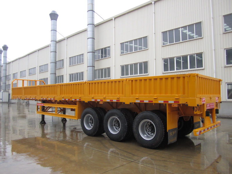 3 trailer semi dropside 3 poros