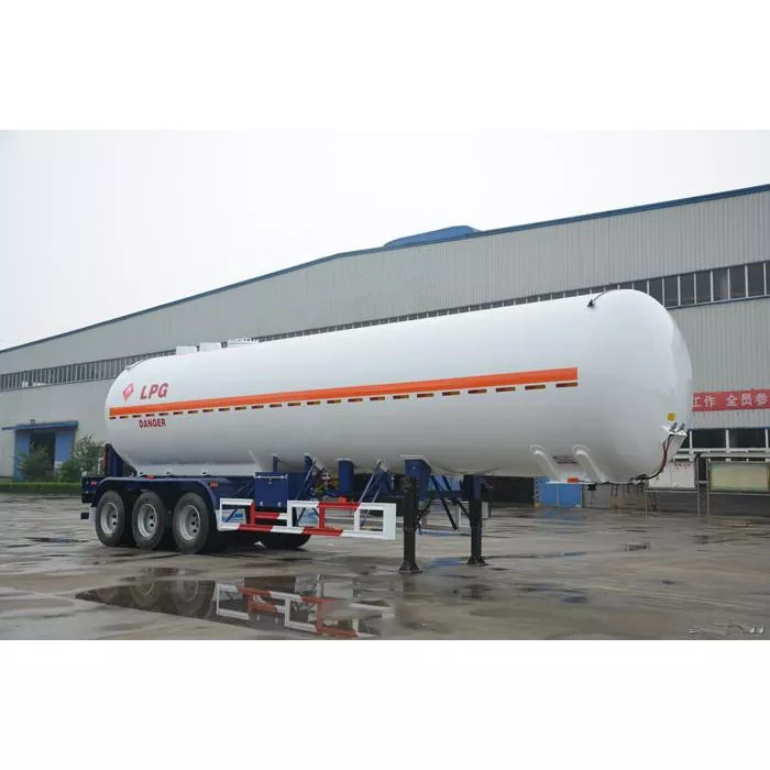 Semitrailer Tanker Lpg 3-poros 50cbm dengan Katup Standar Euro