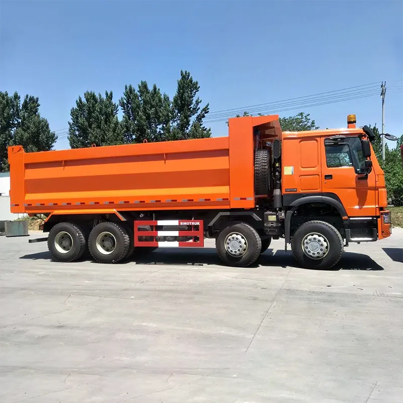 Sinotruk Howo 12 Wheelers Tipper Truck Euro 2 Left Hand Driving